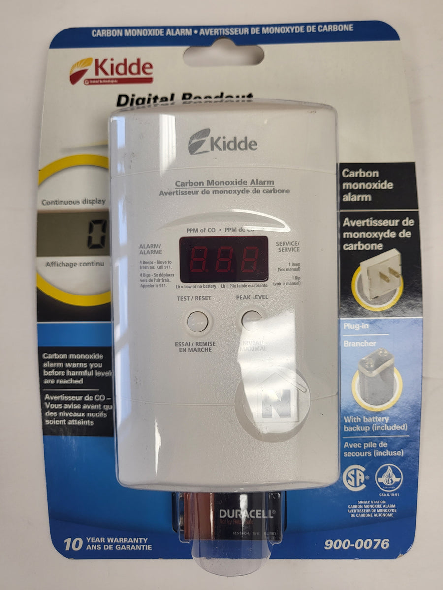 KIDDE NIGHTHAWK CARBON MONOXIDE DETECTOR PLUG IN OPERATED Pro North