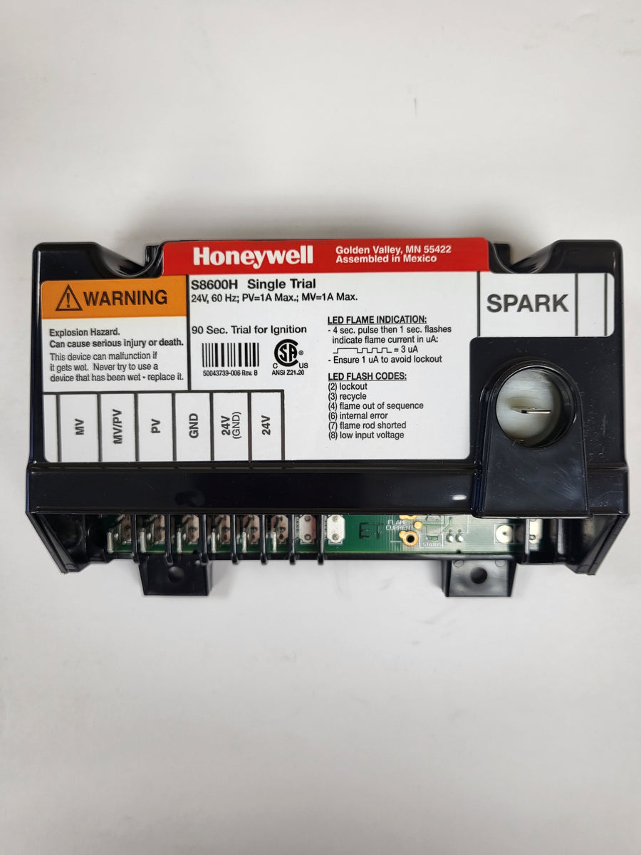 LAARS SPARK IGNITION CONTROL S8600H S8600F E0094001 SINGLE TRIAL Pro