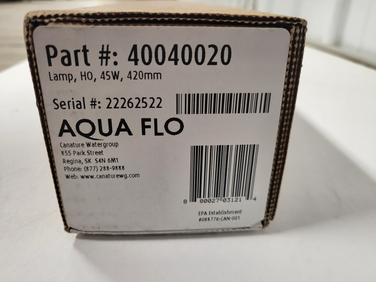 Aqua flo clearance uv lamp replacement