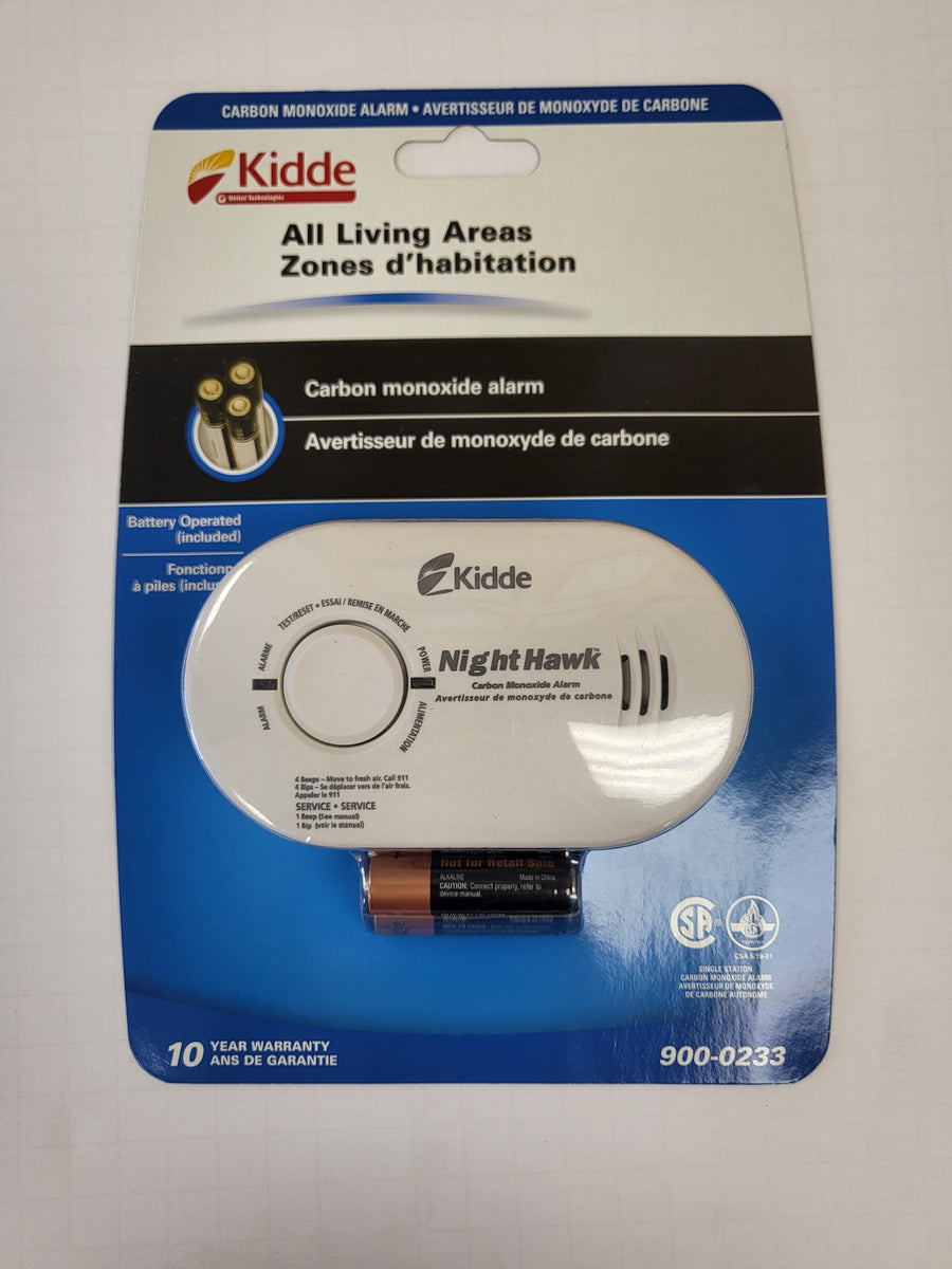 KIDDE BATTERY OPERATED CARBON MONOXIDE DETECTOR Pro North Heating Inc.