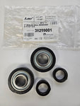 LAU 1" SEALED ISOLATOR BALL BEARING 2 17/32" OD WITH THRUST COLLAR SET OF 2 PER PACKAGE