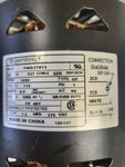 REZNOR FAN MOTOR 1/2HP 115V 1050RPM 7.6A 60HZ CCWLE