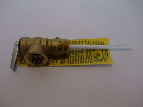 WATTS TEMPERATURE AND PRESSURE LONG RELIEF VALVE 3/4" 150 PSI