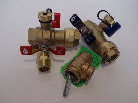 CALEFACTIO 1" NPT TANKLESS WATER HEATER VALVE KIT COMES WITH 30 PSI PRV